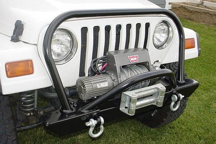 Rock Hard 4x4 Front Bumper Bolt-On Grille Hoop - CJ/YJ/TJ/LJ