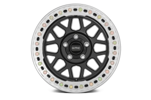 KMC Wheels KM235 Grenade Crawl Series Beadlock Wheel 17x9 8x6.5 38mm Offset Satin Black