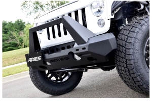 Aries Trail Chaser Jeep Front Bumper Option 2 - JK