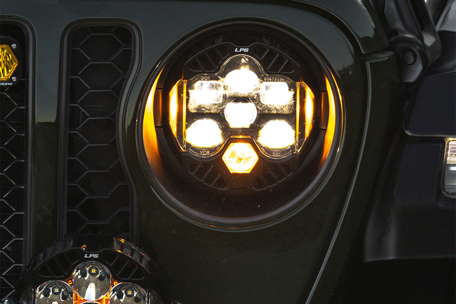 Baja  Designs DOT LP6 LED Headlight Kit, Clear - JT/JL