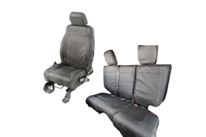 Rugged Ridge Ballistic Seat Cover Set Black - JK 4dr 2011+