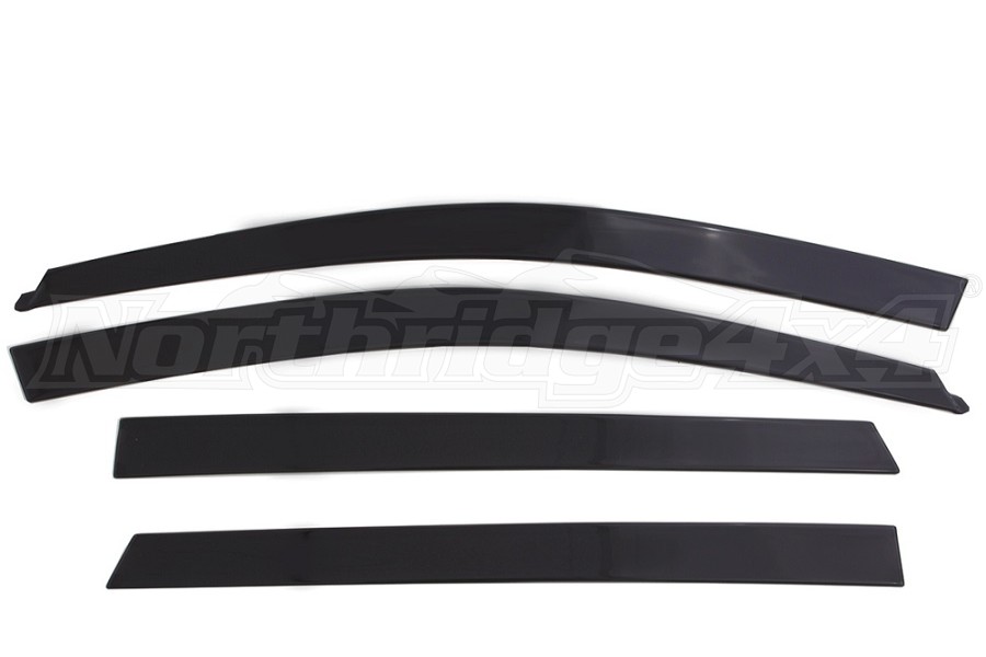 Jeep JL 4Dr Lund AVS LowProfile VentVisor Set SMOKE Jeep Unlimited