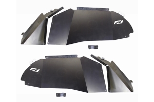 Motobilt Aluminum Blank Front Inner Fenders - Bare - JT/JL