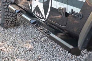 LOD Offroad Destroyer 4 Door Rocksliders, Black Texture, Box 1 - JT