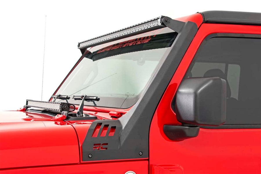 Rough Country LED Windshield Light Kit, Spectrum Series - Dual Row - JL/JT
