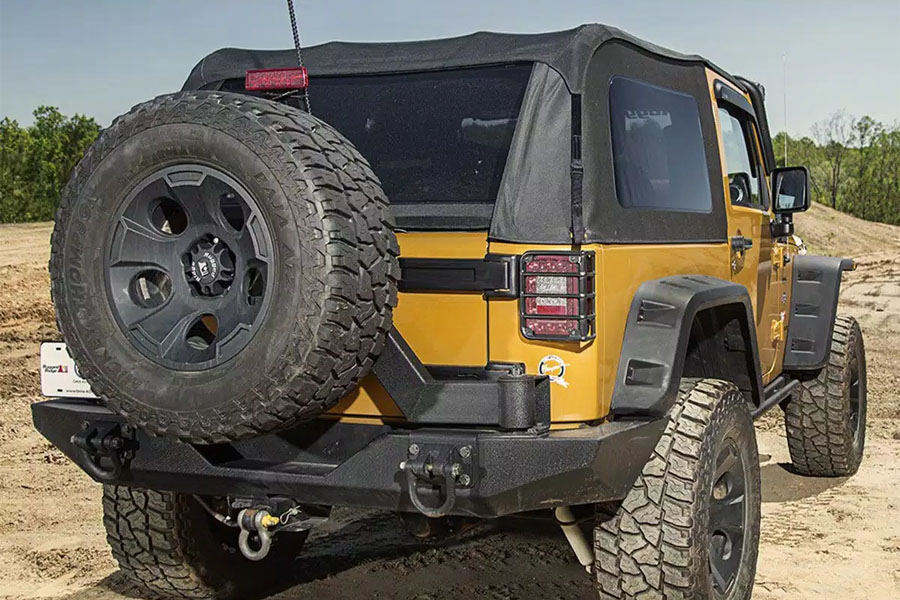 Rugged Ridge Bowless Soft Top, Black Diamond - JK 2dr
