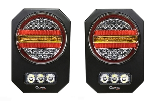 Quake LED Step Up LED Tail Lights - Pair - JT 