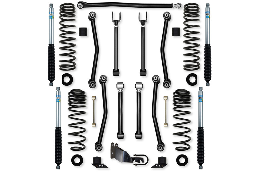 Rock Krawler 3.5in Ultimate Adventure Mid-Arm Lift Kit w/ Bilstein Shocks ( Part Number: JL35UA-4B51)