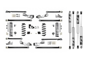 EVO Manufacturing 4.5in High Clearance Long Arm Suspension Lift Kit w/ Fox Shocks - JL 4Dr