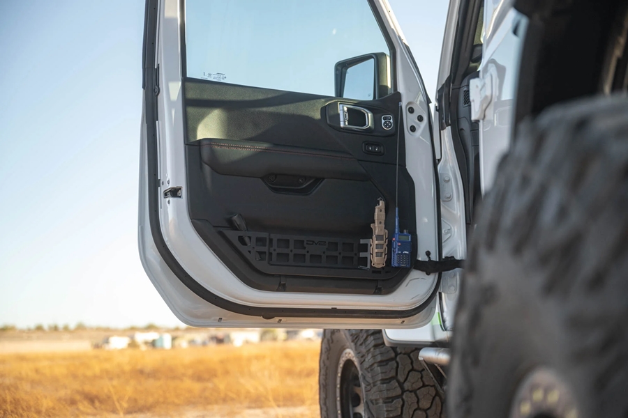 DV8 Offroad Electric Seat Front Door Molle Pockets - JT/JL