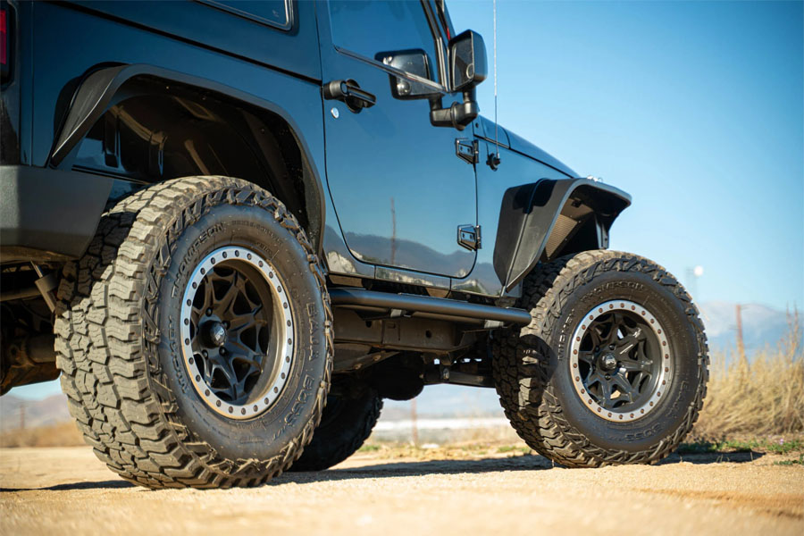 DV8 Offroad OE Plus Side Steps - JK 2DR
