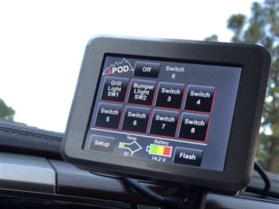 sPod 8 Circuit SE System w\Touchscreen - TJ/LJ