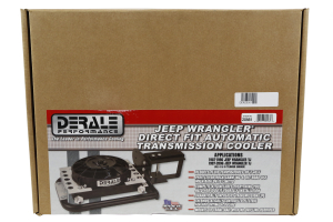 Derale Direct Fit Remote Automatic Transmission Cooler - TJ/LJ/YJ