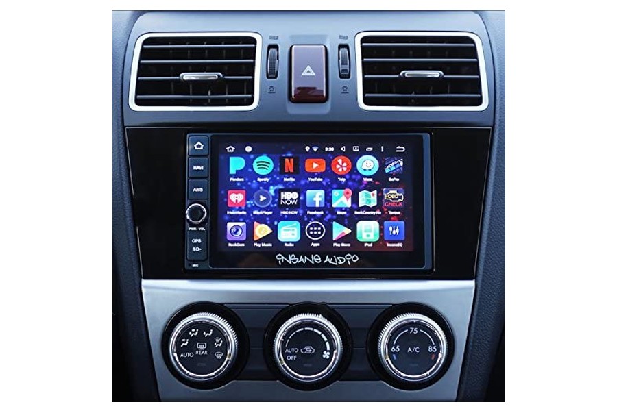 Insane Audio Universal Double Din Multimedia Bluetooth In-Dash Receiver with On/Off Road Navigation and Hi-Def Touch Display