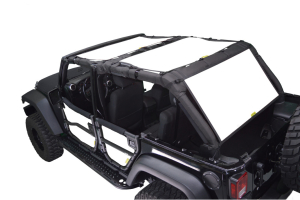 Dirty Dog 4x4 Sun Screen Cargo Area Only White - JK 4dr