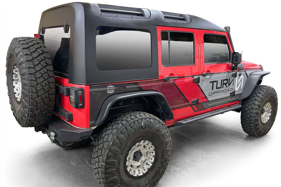 Turn Offroad Expedition Hard Top, Primer w/ Standard Headliner - JK 4DR