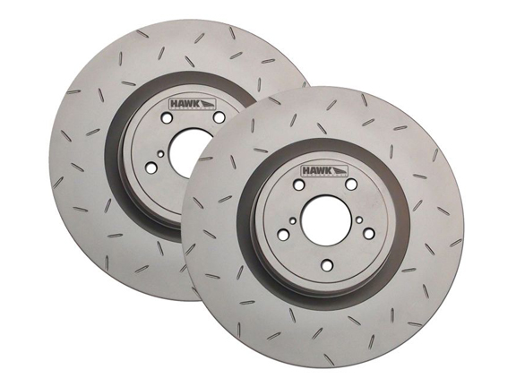 Hawk Quiet Street Slotted Rotor - JK