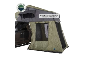 Overland Vehicle Systems Nomadic 2 Roof Top Tent Annex Green Base with Black Floor & Travel Cover