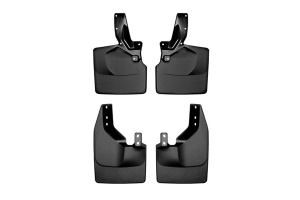 Weather Tech No Drill, Laser Measured, Custom Mud Flaps, Front/Rear, Black - Bronco 2021