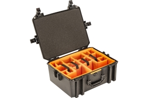 Pelican V550 Vault Equipment Case w/ Padded Dividers - Black