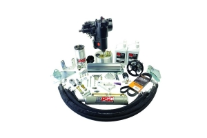 PSC Cylinder Assist™ Steering Kit for Factory Front Axle and Tie Rod - JL 392 Only 2021+