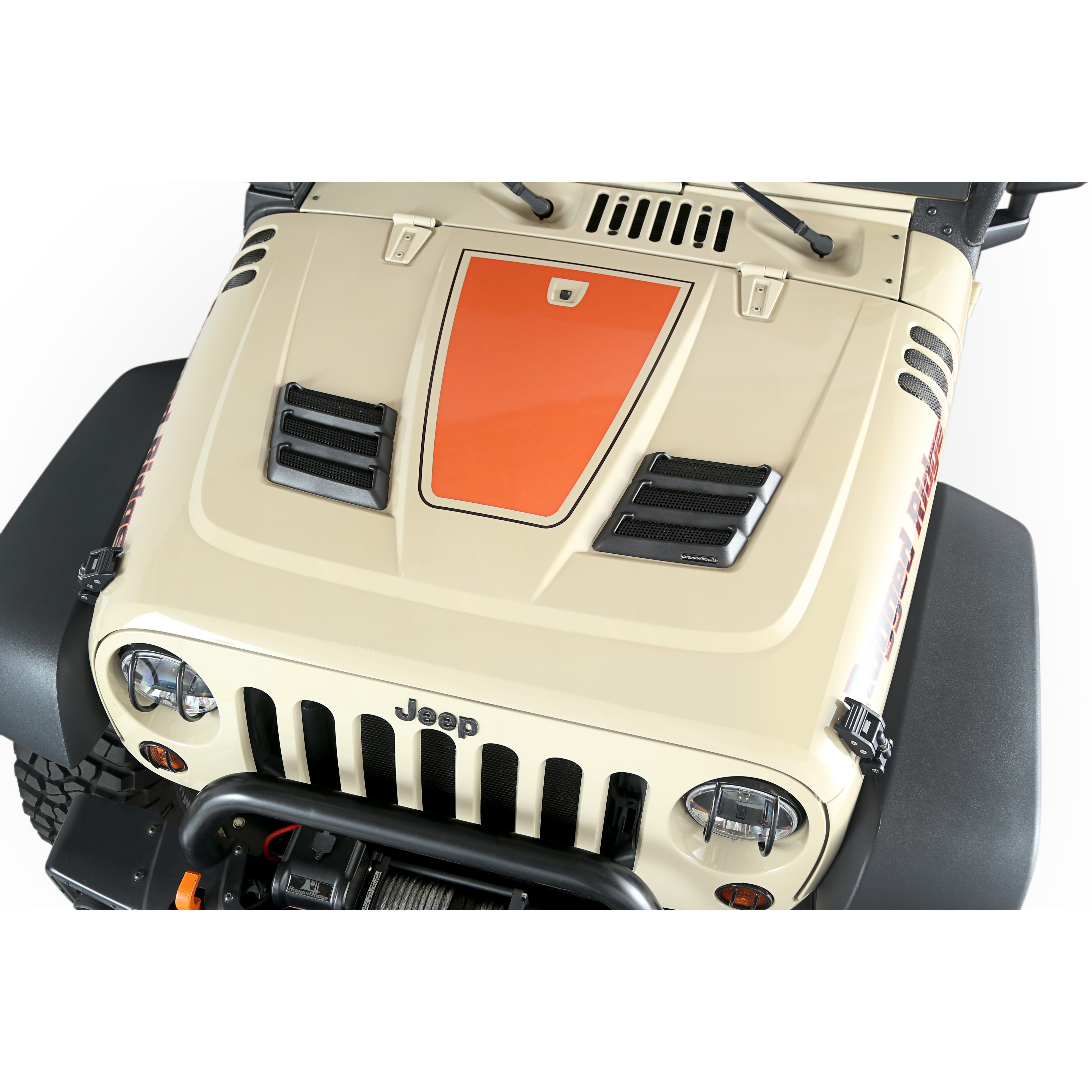 Rugged Ridge Performance Hood Vents - JK