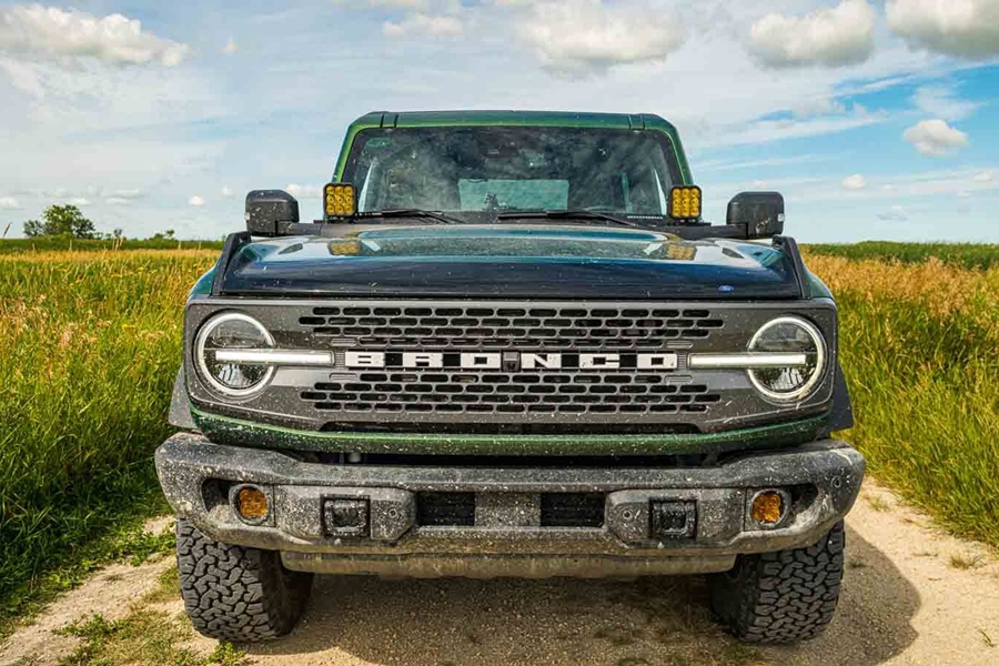 Diode Dynamics SS3 Sport Type AS LED Fog Light Kit, ABL Yellow - SAE Fog - Bronco 2021+