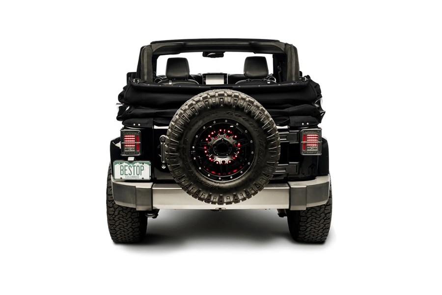 Bestop eTop Soft Top, Squareback Style - Black - JK 2Dr