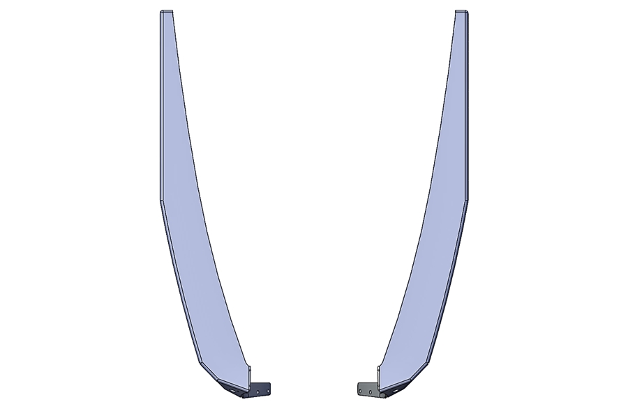 Savvy Offroad Legacy Aluminum Front High Line Fenders - Bare - LJ/TJ