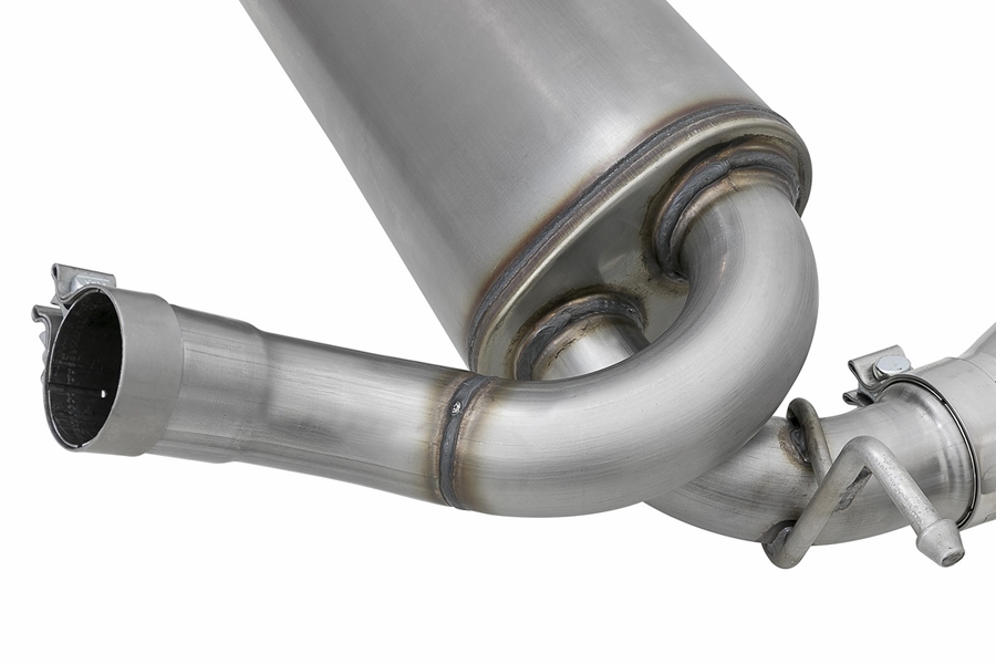 AFE Power Rebel Series Axle-Back Exhaust System - Polished - JK