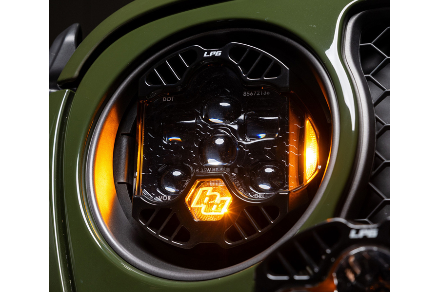 Baja Designs DOT LP6 LED Headlight Kit - Amber - JT/JL