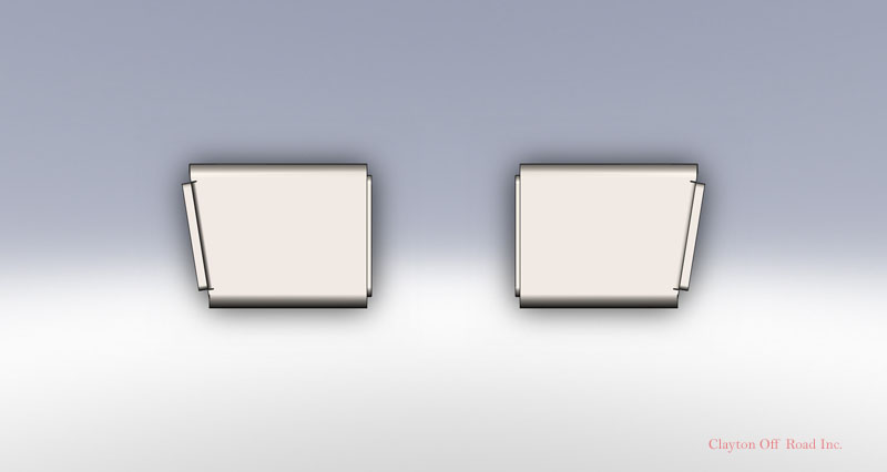 Clayton Front Frame Brackets - TJ/ LJ 
