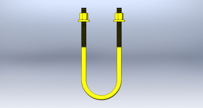 Clayton Rear Axle U-Bolt  - XJ