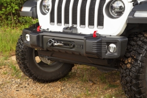 Rugged Ridge Spartacus Stubby Front Bumper, Black  - JT/JL