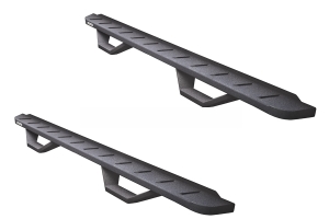 Go Rhino RB10 Running Boards w/ Drop Steps - BedLiner Coating - JT