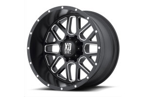 XD Series XD820 Grenade Series Wheel 17x9 5x5 12mm Offset Satin Black - JT/JL/JK