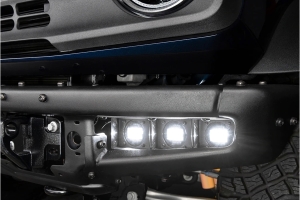 Oracle Triple LED Fog Light Kit - White - Bronco 2021+ w/ Steel Bumper