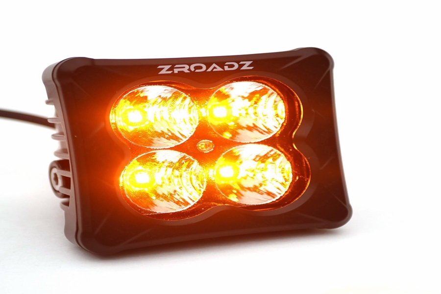 ZROADZ Multi-LED Roof Cross Bar and A-Pllar Kit w/ (10) 3in Light Pods - JT/JL