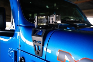 DV8 Offroad Dual Pod Light Cowl Mount Kit - JT Mojave / JL 392 Only