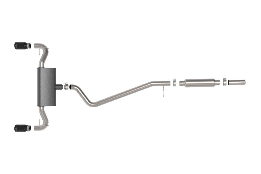 aFe Power Vulcan Series 2.5in Cat-Back Exhaust System - Black - Bronco Sport 2021+