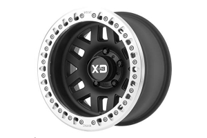 KMC Wheels XD229 Machete Beadlock Satin Black Wheel, 17X9 8x170