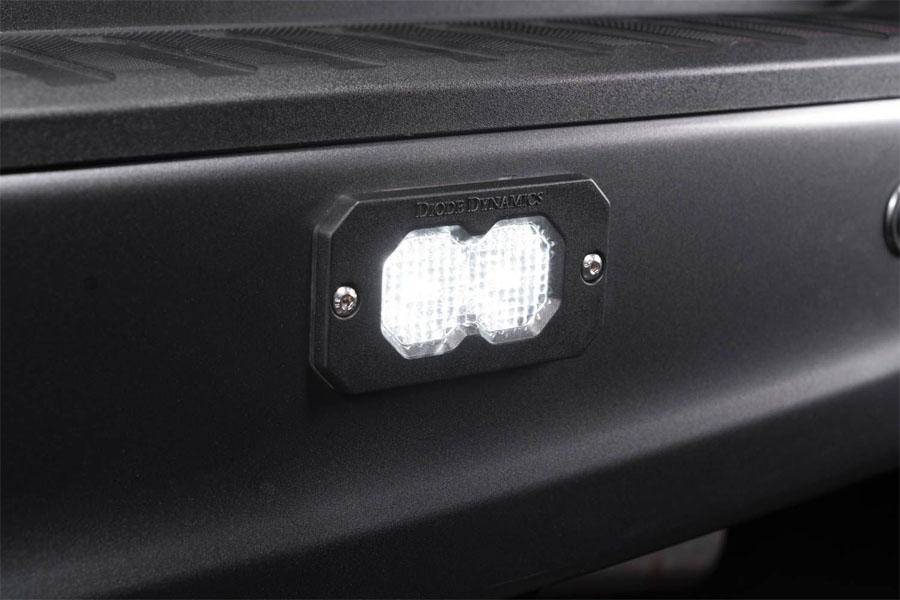 Diode Dynamics C2 2.0 White Pro Flush Mount LED Pod, Flood