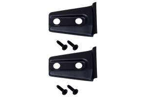 Kentrol Hood Hinge Overlays, Pair - Textured Black  - JK 