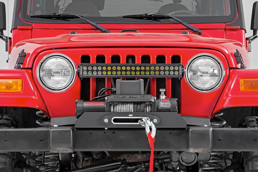 Rough Country Winch Mounting Plate - TJ/LJ