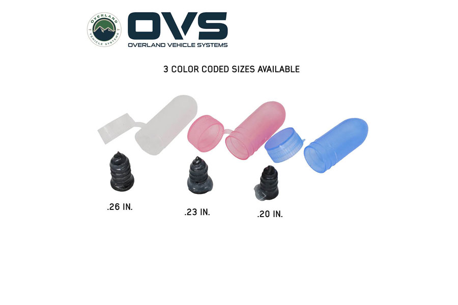 Overland Vehicle Systems Tire Repair Screw Plug Kit