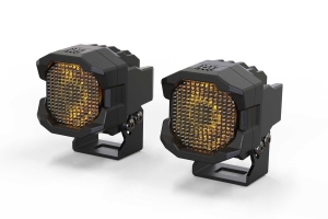Morimoto 1 Banger HXB LED Pods Flood - Yellow, Pair