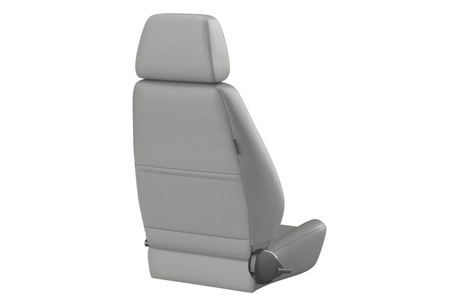 Corbeau Sport Grey Vinyl Seat Pair