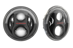JW Speaker 8700 Evolution J2, Black Bezel Headlight Kit - JT/JL/JK