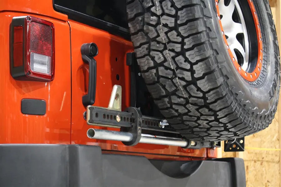 Rock Hard 4X4 Freedom Series Body Mount Tire Carrier  - JK