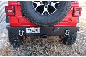 Rock Hard 4x4 Patriot Series Aluminum Rear Bumper   - JL 